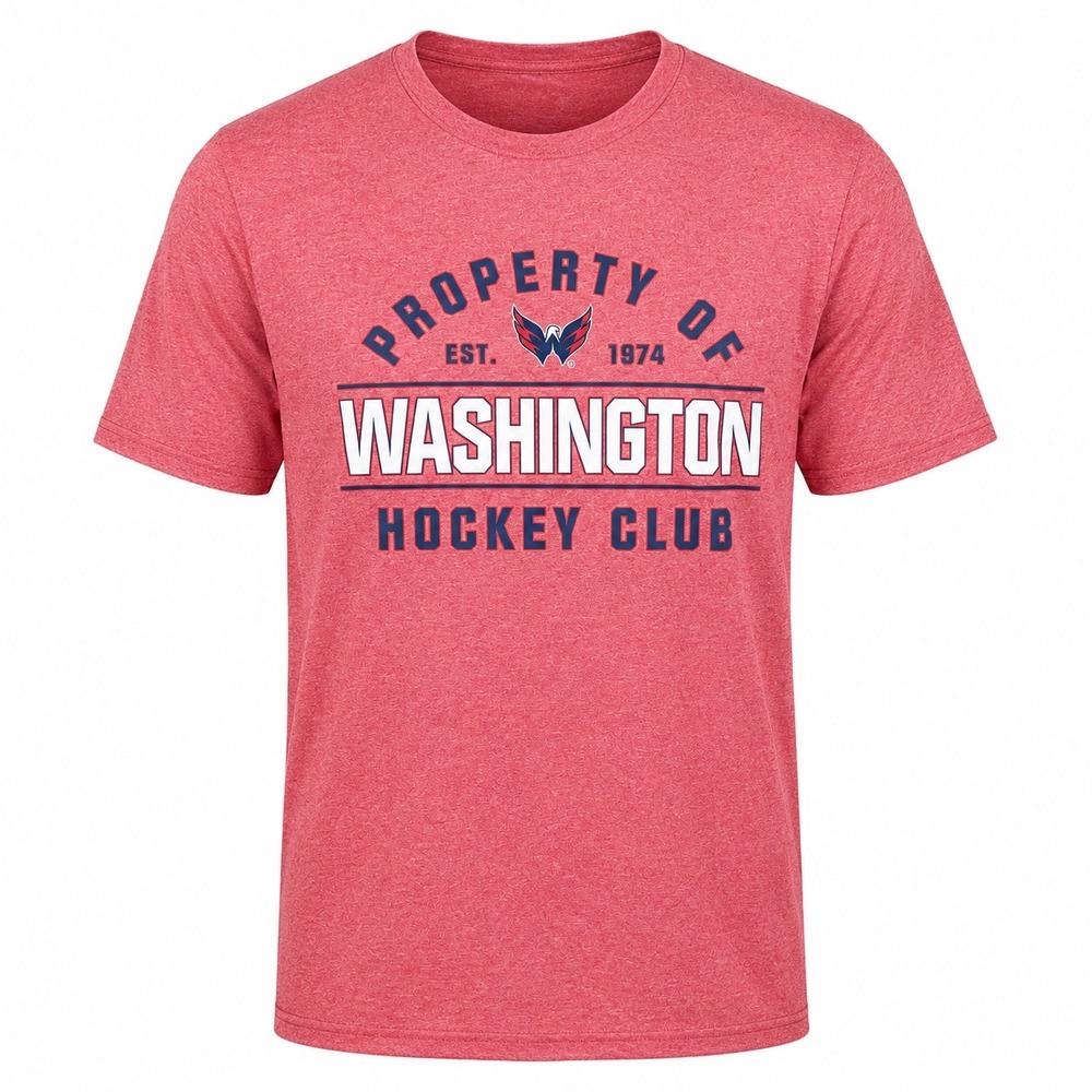 Washington Capitals NHL Mens Small Red Heather Hockey Club T-Shirt NEW sporty